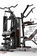 New 8 - in - 1 Combination Weight Lifting & Workout Exercise Machine – Full Body Gym Station 523650 - with | Sold by Uncle Wiener's Wholesale