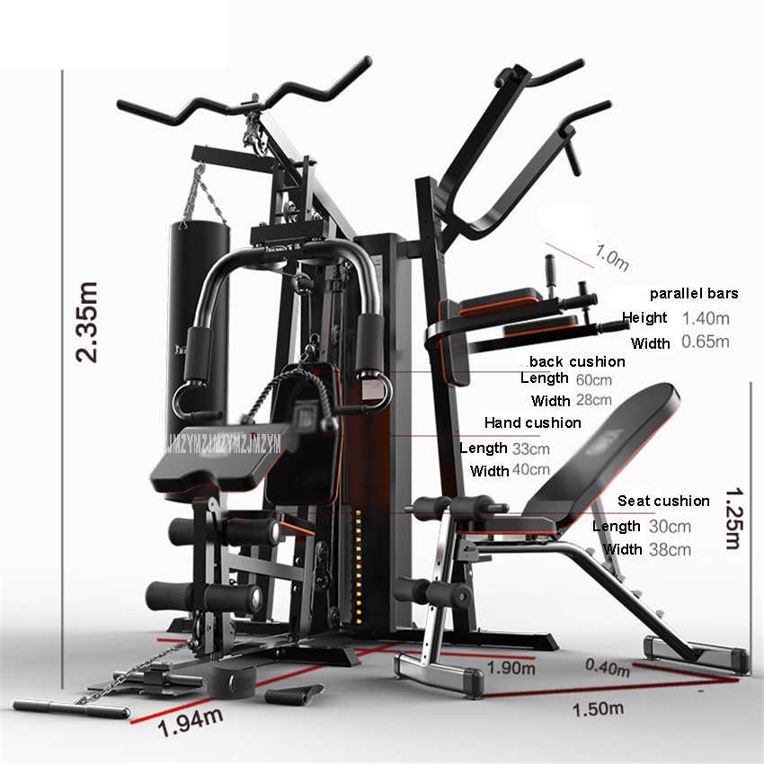 New 8 - in - 1 Combination Weight Lifting & Workout Exercise Machine – Full Body Gym Station 523650 - with | Sold by Uncle Wiener's Wholesale