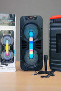 “8 inch Bluetooth speaker with microphone input and USB/TF/FM playback”

“Rechargeable portable party speaker with handle – GTS1702”

“Bluetooth speaker system with dual 10W output and built-in display”

“Multi-input speaker with USB, FM, AUX, and SD card support”

“Mic-ready portable Bluetooth speaker for karaoke and events”