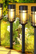 New 8 Pack Solar Pathway LED Lights – Outdoor Garden Yard Lighting 1021347 - with | Sold by Uncle Wiener's Wholesale