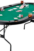 New 8 Person 6FT Folding Poker Table – Card Game Table for Home & Casino Night PKT202S - with | Sold by Uncle Wiener's Wholesale
