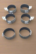 "8 inch chrome miter cut exhaust stacks for Peterbilt 379"
"Complete chrome stack kit for Peterbilt 378"
"8x10 exhaust stack with cab brackets and elbows"
"Truck chrome exhaust system with T-pipe and brackets"