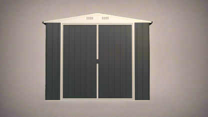 “8x11 ft black galvanized metal garden shed with double doors”

“Reinforced roof outdoor shed for backyard use”

“Spacious interior of 8x11 metal garage storage shed”

“Weatherproof steel shed for garden and equipment storage”