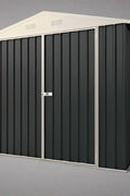 “8x11 ft black galvanized metal garden shed with double doors”

“Reinforced roof outdoor shed for backyard use”

“Spacious interior of 8x11 metal garage storage shed”

“Weatherproof steel shed for garden and equipment storage”