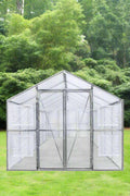 8x13 walk-in PVC greenhouse with metal frame
Greenhouse with dual doors and mesh vents
Side view of 8x26 heavy-duty greenhouse
Gardening shelter for vegetables and herbs