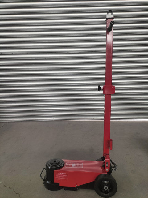 Red 80 Ton Hydraulic Floor Jack for Heavy-Duty Trucks and Trailers – Model PHL80