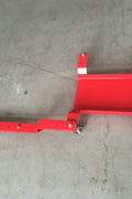 800 lbs Adjustable Motorcycle Storage Dolly ��� Heavy-Duty & Portable Red Frame with Swivel C