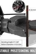 New 800W Handheld Electric Rebar Bender CRB16 – 5/8" Capacity, 0 - 130° Adjustable, Pure Copper Motor, Portable - with | Sold by Uncle Wiener's Wholesale