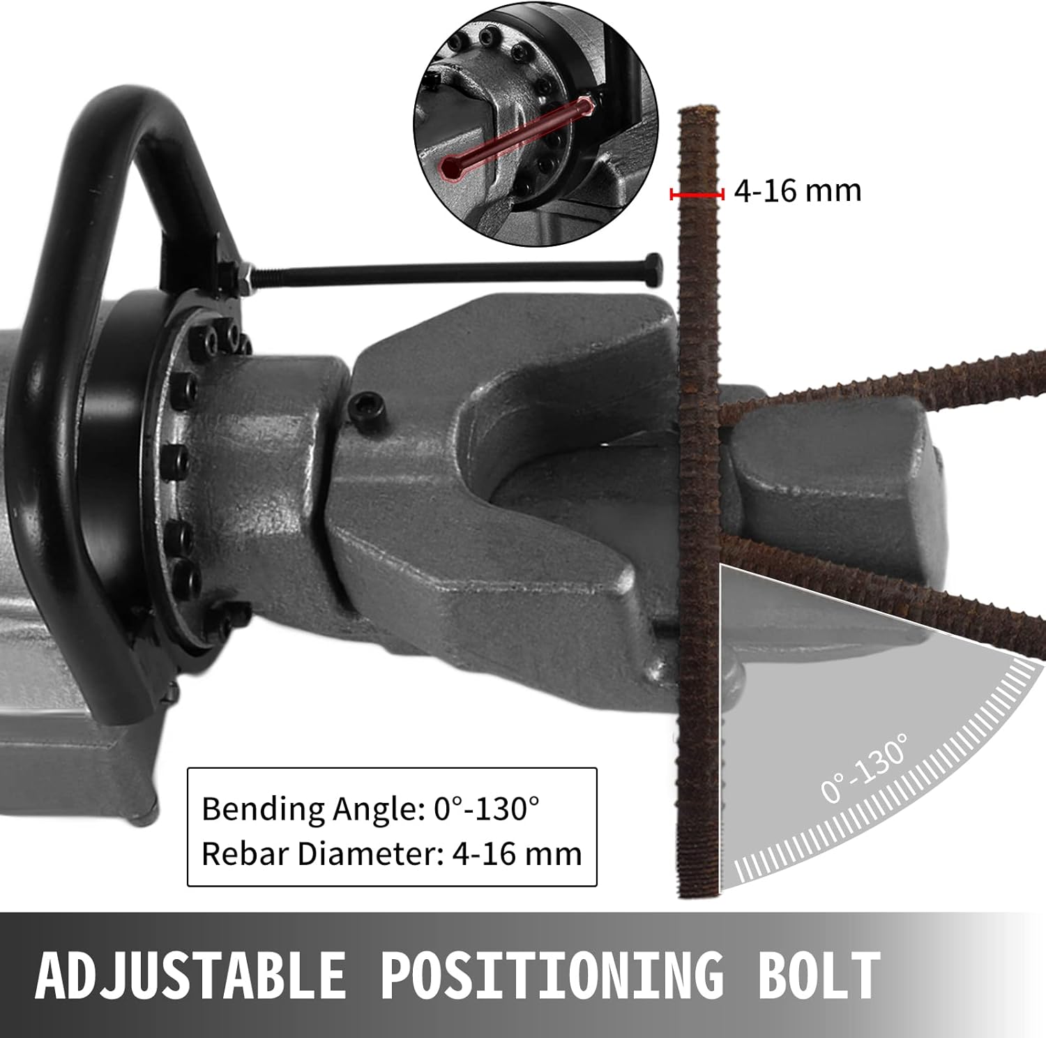 New 800W Handheld Electric Rebar Bender CRB16 – 5/8" Capacity, 0 - 130° Adjustable, Pure Copper Motor, Portable - with | Sold by Uncle Wiener's Wholesale