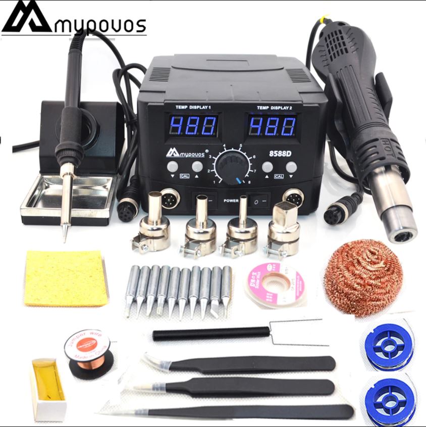 New 800w Hot Air Soldering Station Led Digital YCD8582 - with | Sold by Uncle Wiener's Wholesale