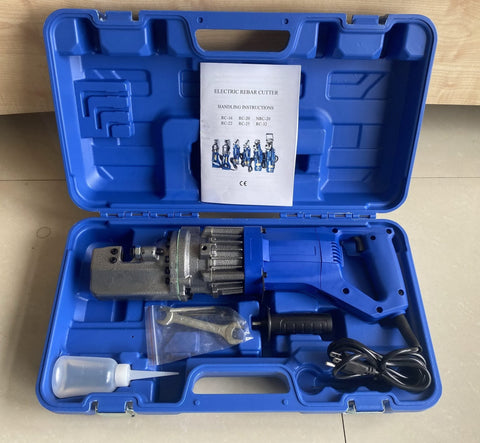 850W electric rebar cutter with carry case
Hydraulic steel cutting tool for construction
Heavy-duty rebar cutter for 4–16mm steel rods