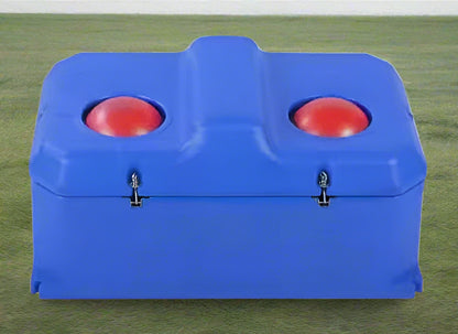 85L insulated heated livestock water tank with red caps
Winter-ready blue heated water tank with controller
Smart controller for livestock water heating system
Durable animal water tank for freezing temperatures