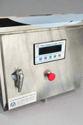 85L insulated heated livestock water tank with red caps
Winter-ready blue heated water tank with controller
Smart controller for livestock water heating system
Durable animal water tank for freezing temperatures