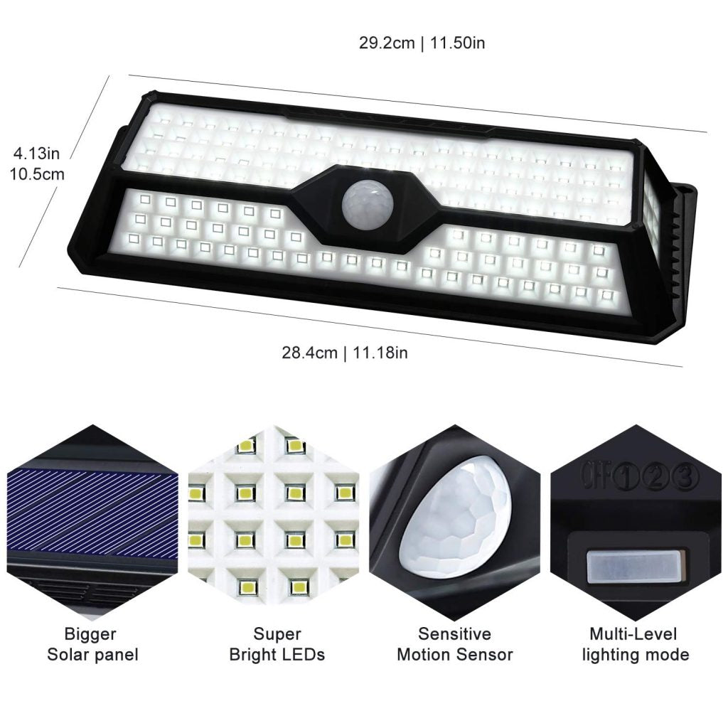 New 86 LED & 136 Side Shooter LED Solar Motion Sensor Lights – Outdoor Waterproof Security Lighting - with 86 WATT SIDE SHOOTER LED SOLAR MOTION LIGHTS | Sold by Uncle Wiener's Wholesale