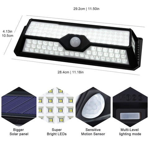 New 86 LED & 136 Side Shooter LED Solar Motion Sensor Lights – Outdoor Waterproof Security Lighting - with 86 WATT SIDE SHOOTER LED SOLAR MOTION LIGHTS | Sold by Uncle Wiener's Wholesale