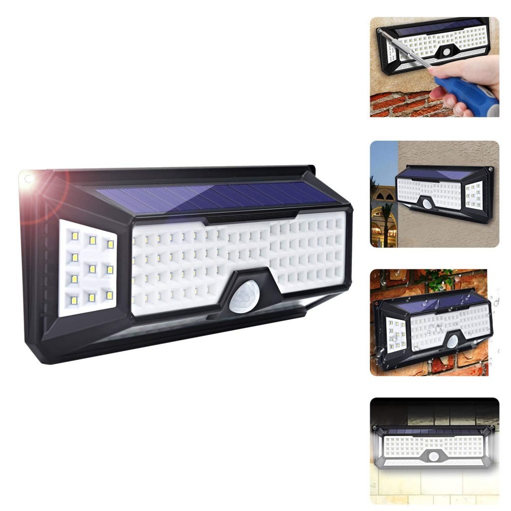 New 86 LED & 136 Side Shooter LED Solar Motion Sensor Lights – Outdoor Waterproof Security Lighting - with 86 WATT SIDE SHOOTER LED SOLAR MOTION LIGHTS | Sold by Uncle Wiener's Wholesale