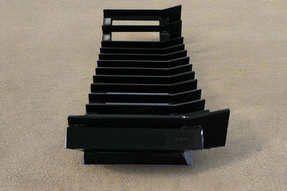 87 Inch Skid Steer Push Rake with Side Wings
Heavy-Duty Skid Steer Rake Blade for Land Clearing
Spaced Tine Rake Blade Attachment
Skid Steer Rake Blade Side View
Front View of Brush Rake Blade Attachment