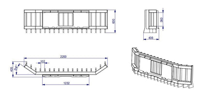 87 Inch Skid Steer Push Rake with Side Wings
Heavy-Duty Skid Steer Rake Blade for Land Clearing
Spaced Tine Rake Blade Attachment
Skid Steer Rake Blade Side View
Front View of Brush Rake Blade Attachment