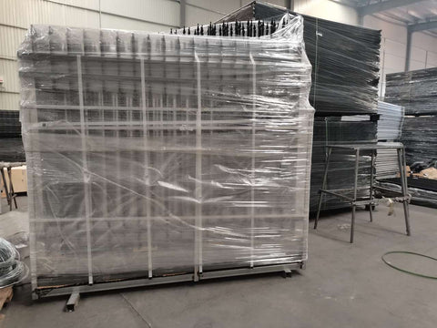 NEW 88 FT Bi - Parting Ornamental Wrought Iron Gate & Fence Panel Kit 5120610 - with | Sold by Uncle Wiener's Wholesale