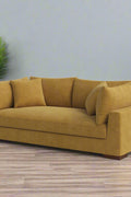 89.5” Square Arm Couch – Modern Living Room Setup
3-Seater Sofa with Toss Pillows – Front View
Upholstered Contemporary Sofa – Side Angle
Soft Plush Back Cushions – Detail Close-Up
Modern Beige Fabric Sofa – Apartment Living Room