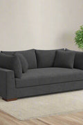 89.5” Square Arm Couch – Modern Living Room Setup
3-Seater Sofa with Toss Pillows – Front View
Upholstered Contemporary Sofa – Side Angle
Soft Plush Back Cushions – Detail Close-Up
Modern Beige Fabric Sofa – Apartment Living Room