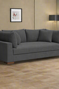 89.5” Square Arm Couch – Modern Living Room Setup
3-Seater Sofa with Toss Pillows – Front View
Upholstered Contemporary Sofa – Side Angle
Soft Plush Back Cushions – Detail Close-Up
Modern Beige Fabric Sofa – Apartment Living Room