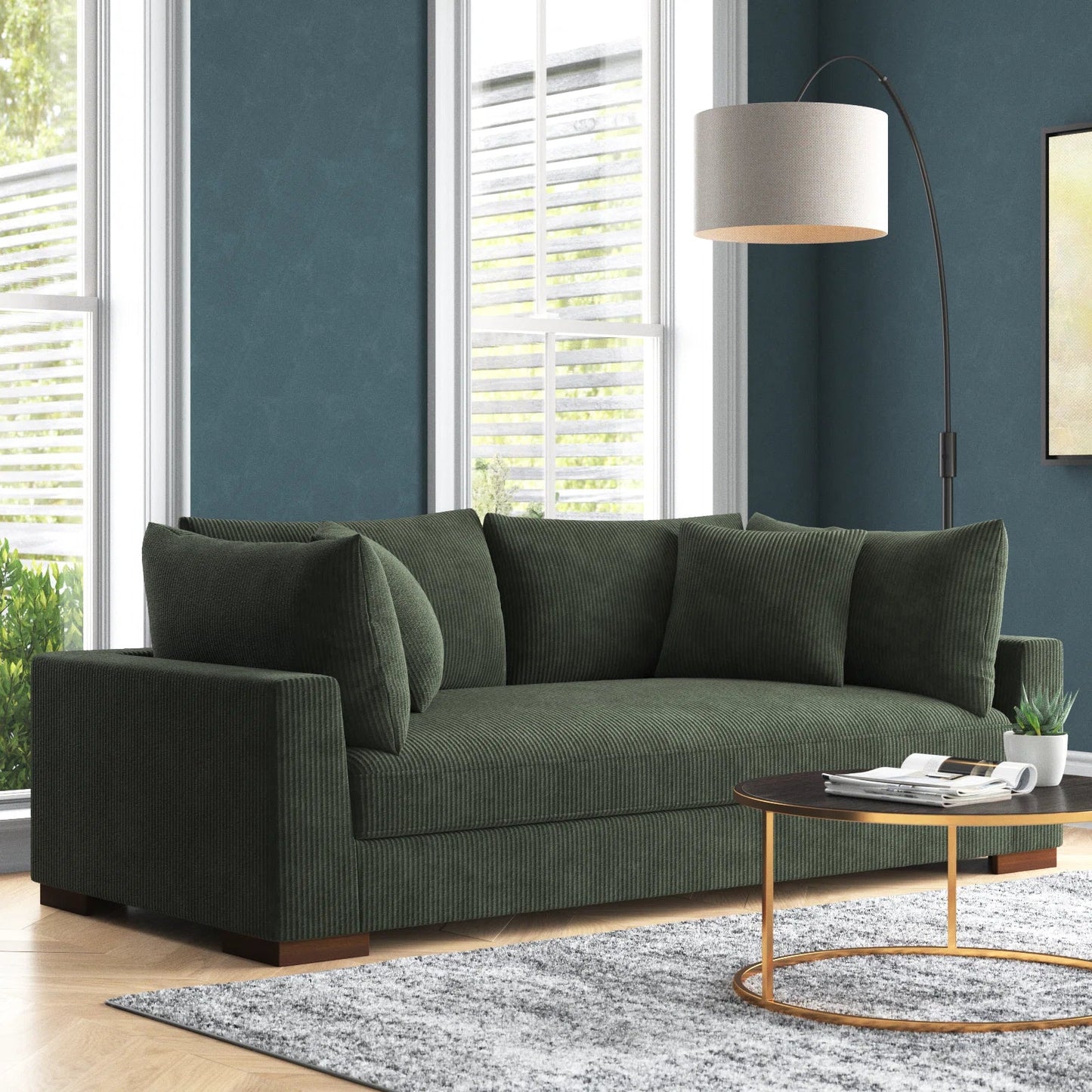 89.5” Square Arm Couch – Modern Living Room Setup
3-Seater Sofa with Toss Pillows – Front View
Upholstered Contemporary Sofa – Side Angle
Soft Plush Back Cushions – Detail Close-Up
Modern Beige Fabric Sofa – Apartment Living Room