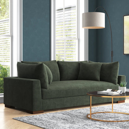 89.5” Square Arm Couch – Modern Living Room Setup
3-Seater Sofa with Toss Pillows – Front View
Upholstered Contemporary Sofa – Side Angle
Soft Plush Back Cushions – Detail Close-Up
Modern Beige Fabric Sofa – Apartment Living Room