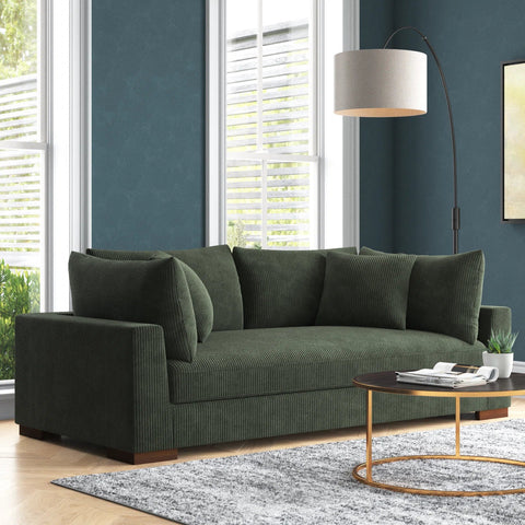 89.5” Square Arm Couch – Modern Living Room Setup
3-Seater Sofa with Toss Pillows – Front View
Upholstered Contemporary Sofa – Side Angle
Soft Plush Back Cushions – Detail Close-Up
Modern Beige Fabric Sofa – Apartment Living Room