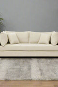 89.5” Square Arm Couch – Modern Living Room Setup
3-Seater Sofa with Toss Pillows – Front View
Upholstered Contemporary Sofa – Side Angle
Soft Plush Back Cushions – Detail Close-Up
Modern Beige Fabric Sofa – Apartment Living Room