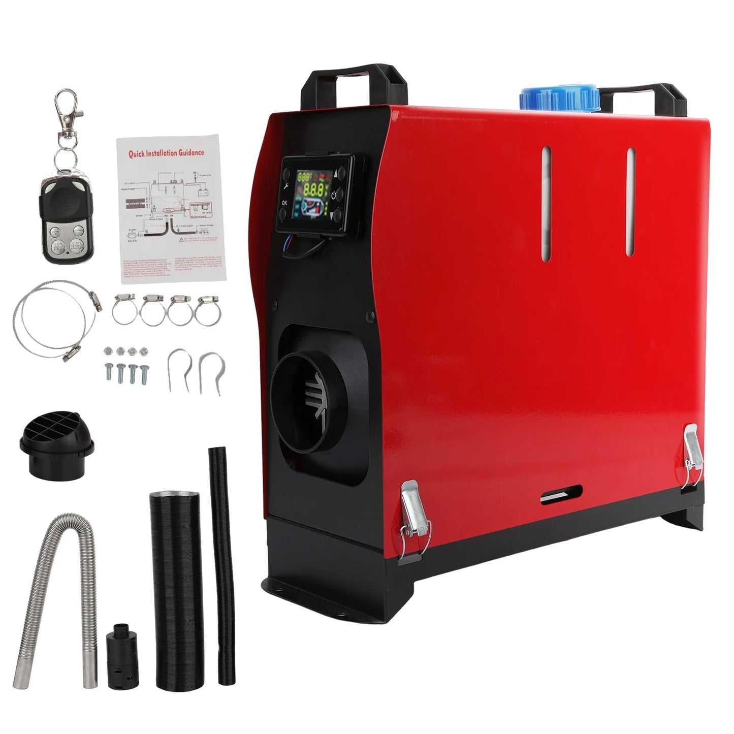 New 8KW Diesel Air Heater 12V with LCD & Remote – Compact All - in - One Heater AH08120 - with | Sold by Uncle Wiener's Wholesale