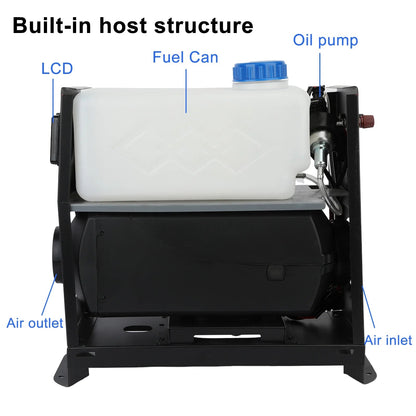 New 8KW Diesel Air Heater 12V with LCD & Remote – Compact All - in - One Heater AH08120 - with | Sold by Uncle Wiener's Wholesale