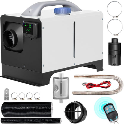 New 8KW Diesel Air Heater 12V with LCD & Remote – Compact All - in - One Heater Unit AH08121S - with | Sold by Uncle Wiener's Wholesale