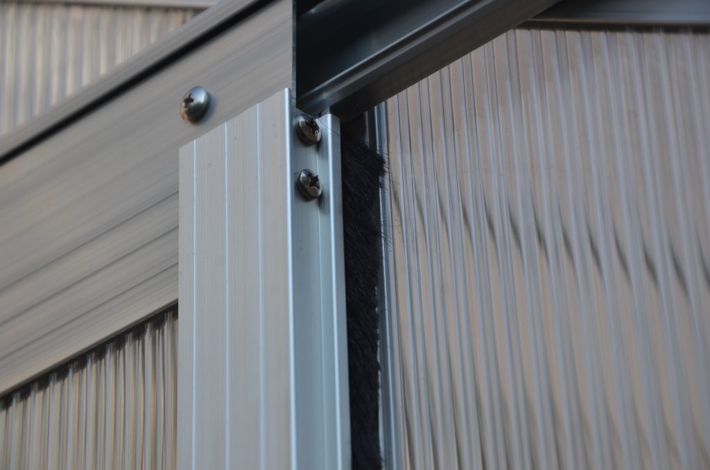 All-Weather Polycarbonate Greenhouse – 8x6, 8x10, 8x16 FT Outdoor Aluminum Frame Greenhouse with Sliding Doors and Roof Vents