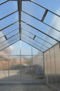 All-Weather Polycarbonate Greenhouse – 8x6, 8x10, 8x16 FT Outdoor Aluminum Frame Greenhouse with Sliding Doors and Roof Vents