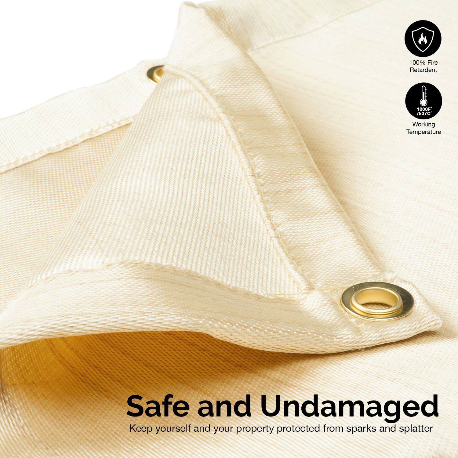 New 8x8 FT Welding Blanket – Flame Retardant Fiberglass Safety Shield S1167 - with | Sold by Uncle Wiener's Wholesale