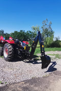 9 FT 3-Point Hitch Backhoe Attachment with Hydraulic Thumb for Tractors – Model 223415