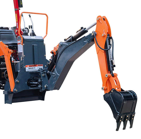 9 FT 3-Point Hitch Backhoe Attachment with Hydraulic Thumb for Tractors – Model 223415
