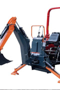 9 FT 3-Point Hitch Backhoe Attachment with Hydraulic Thumb for Tractors – Model 223415