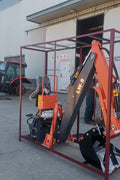 9 FT 3-Point Hitch Backhoe Attachment with Hydraulic Thumb for Tractors – Model 223415