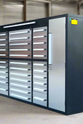 9 FT Stainless Steel Workbench – Front Angle
34-Drawer Industrial Tool Cabinet with Worktop
Heavy-Duty Stainless Steel Workbench – Top View
Workshop Tool Storage Bench with Cabinets
9FT34D2L Drawer and Cabinet System