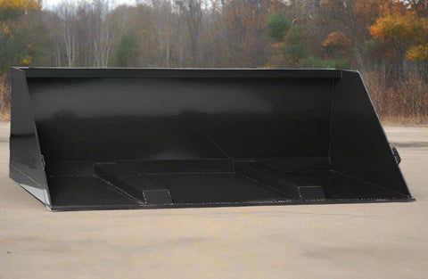 92 Inch Fork-Mounted Telehandler Bucket – Side Angle
Heavy-Duty Skid Steer Bucket with Fork Attachment
Rear View of Fork Slot Mount Bucket Attachment
Top View of 92" Skid Steer Bucket for Debris
Wide Angle Fork Bucket on Construction Site