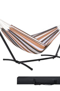 New 9FT Double Camping Hammock with Heavy - Duty Steel Stand – Portable Indoor/Outdoor Use AMOHM3 - with | Sold by Uncle Wiener's Wholesale