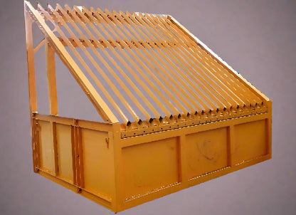 Full view of 9x12 FT Grizzly Rock Screen Separator

Side profile showing adjustable bar spacing

Close-up of steel tubing and support structure

Assembled Grizzly rock separator in construction site

Top view of deck bar spacing system