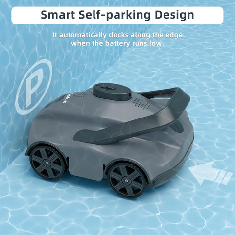 Above Ground Pool Cleaner with Dual Motors – Close-Up