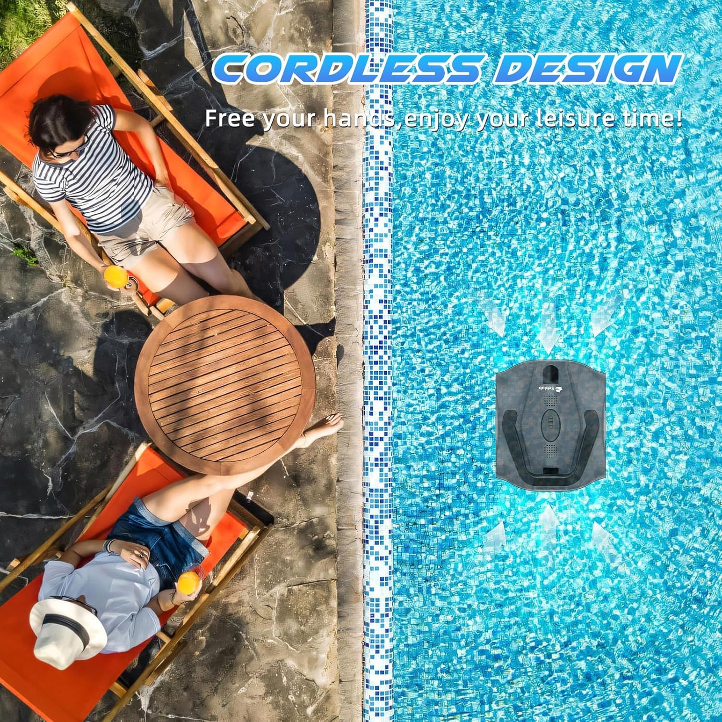 Pool Vacuum Coverage – 1076 sq. ft. Display