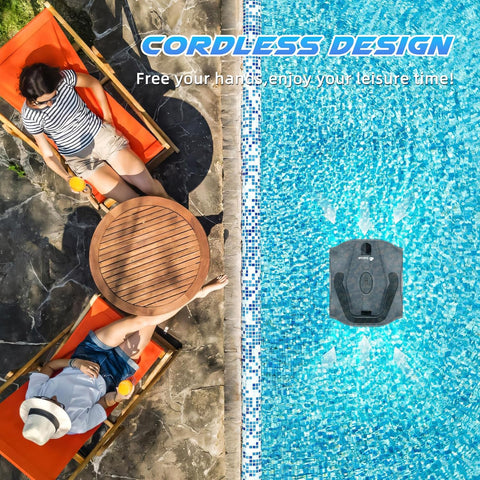 Pool Vacuum Coverage – 1076 sq. ft. Display