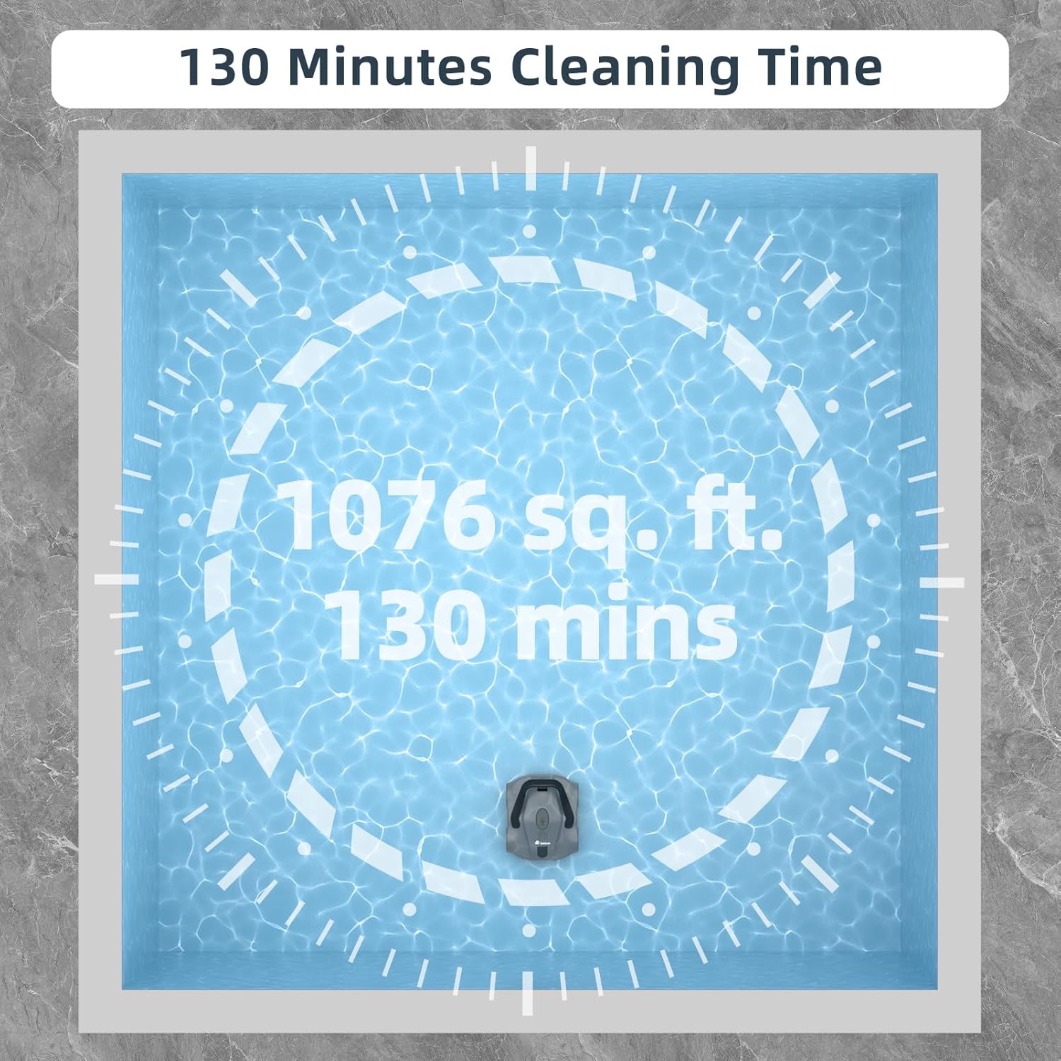 Cordless Pool Cleaning Robot – Ready to Deploy