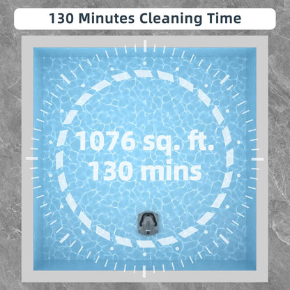 Cordless Pool Cleaning Robot – Ready to Deploy