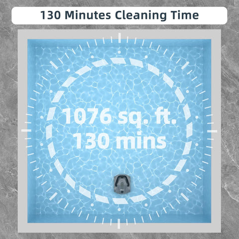 Cordless Pool Cleaning Robot – Ready to Deploy